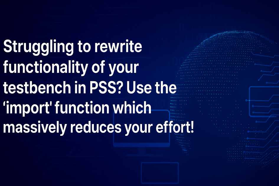 Pss Verification Struggling to Rewrite Functionality in PSS? Import Functions ...
