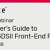 Here Is the Recording of the RTL-to-GDSII Flow FrontEnd Webinar!