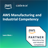 Cadence Achieves AWS Manufacturing and Industrial Competency