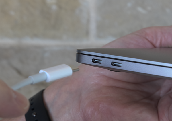 Photo of USB Type-C ports on a new device
