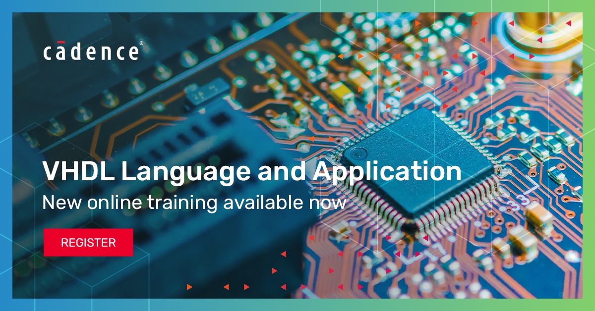 Graphic about the VHDL Language and Application training course