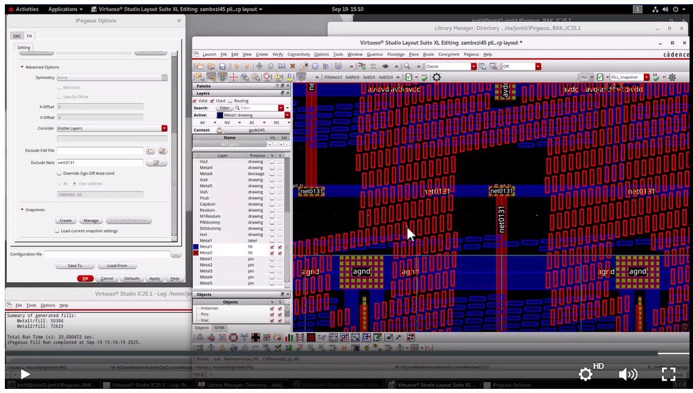 Demo: iPegasus Fill - How to Protect Critical Nets with the Net Aware Feature? (Video)