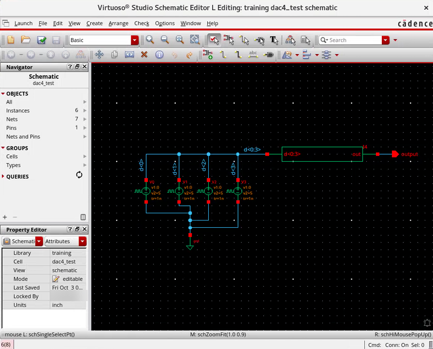 4-bit Digital-to-Analog Converter