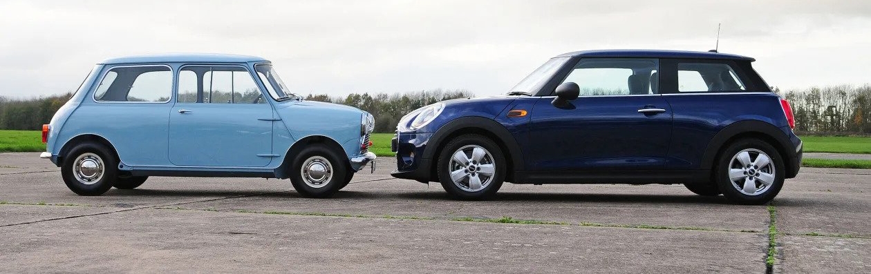 current and 1960's minis