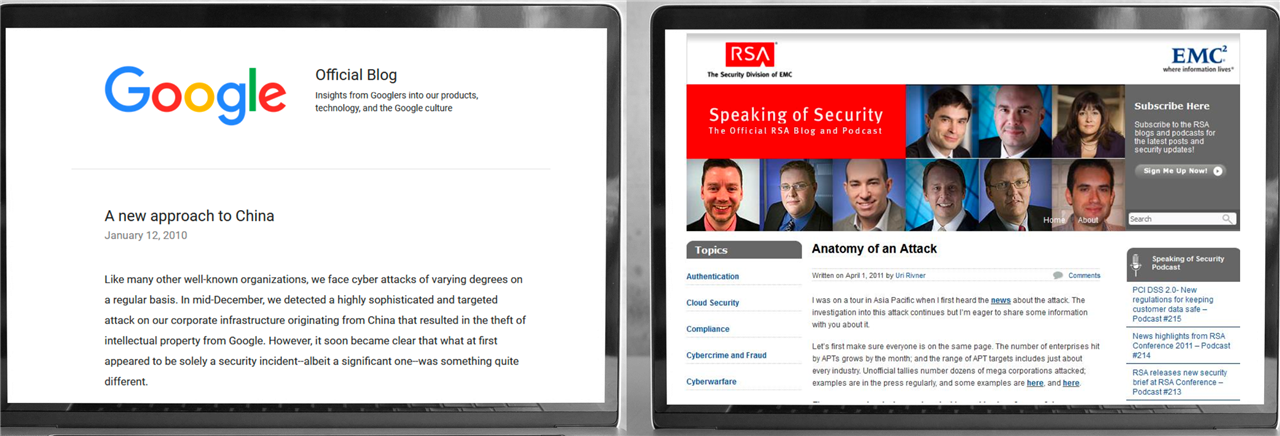 google and rsa security breaches