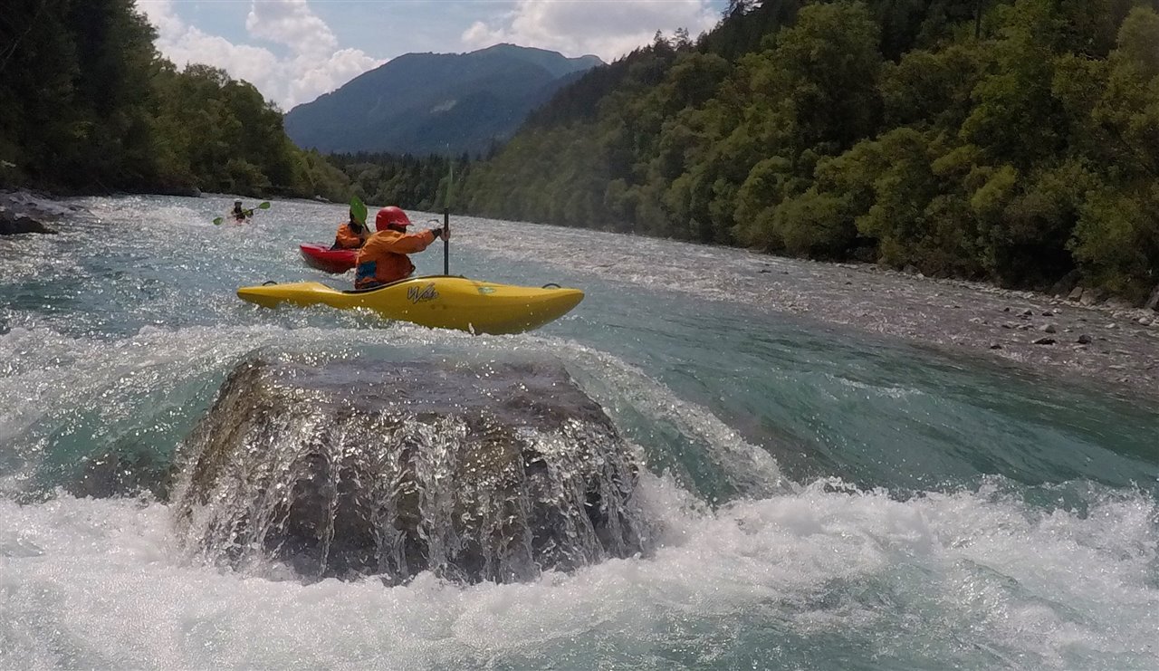 kayaking on the lech austria