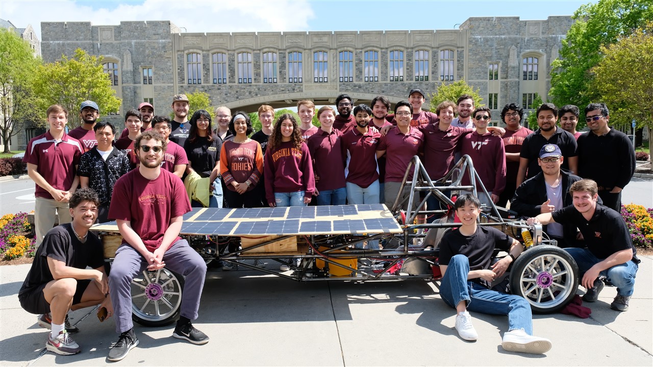 Solar Car at Virginia Tech team