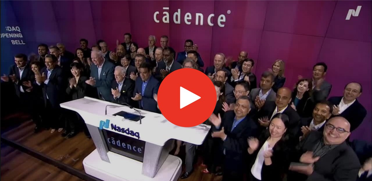 Cadence president and CEO Anirudh Devgan talks about ringing the Nasdaq opening bell