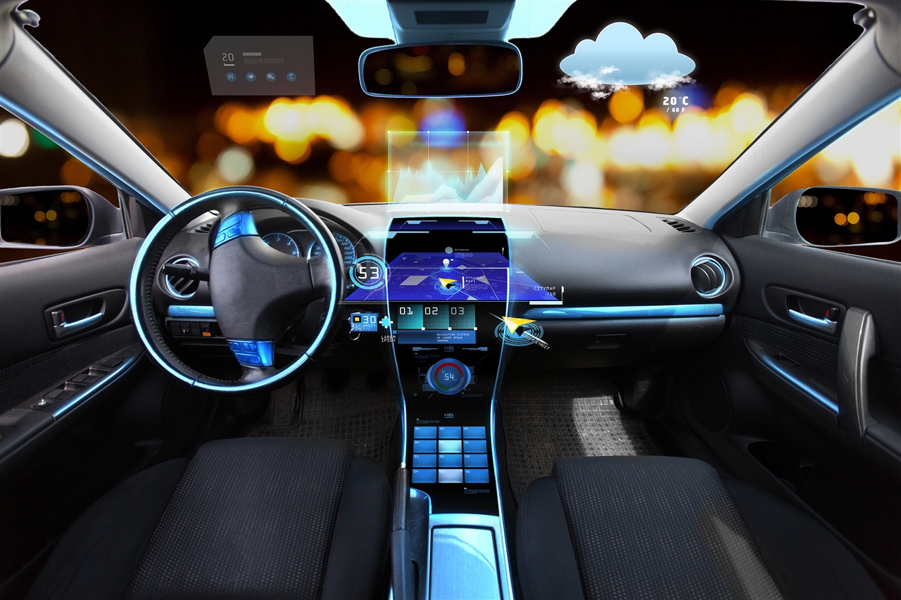 Automotive infotainment dashboard