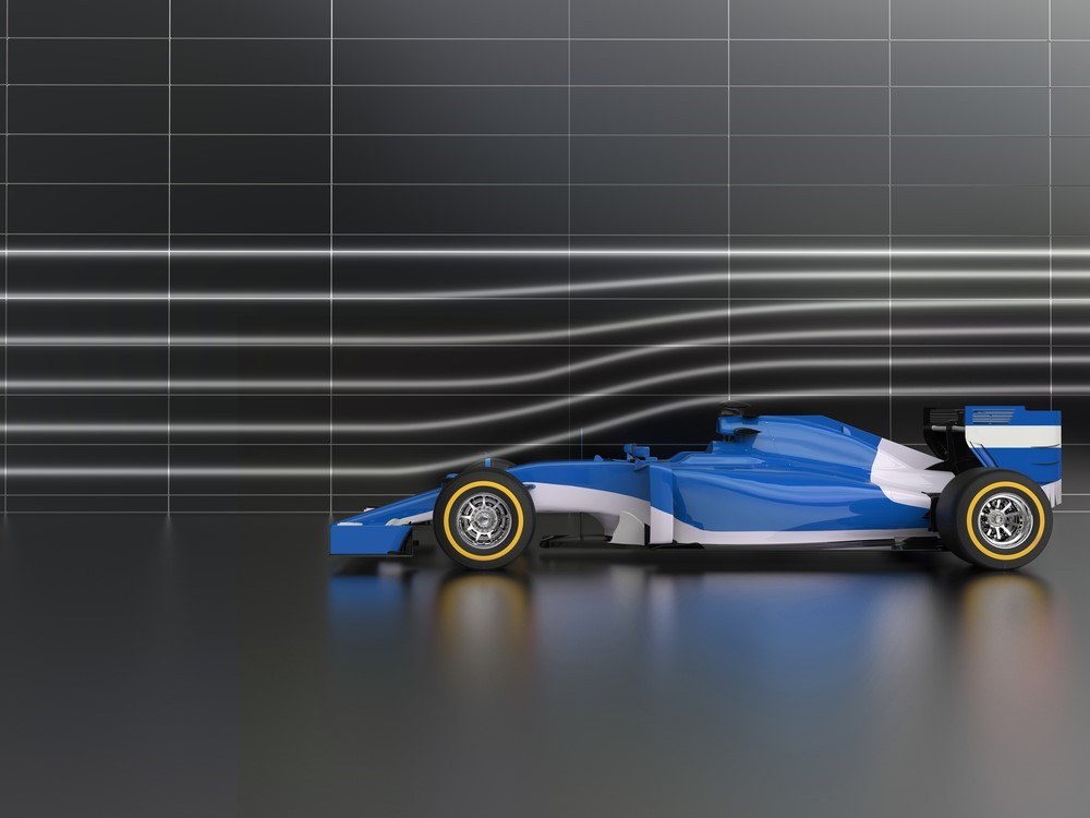  Airflow over a formula 1 race car