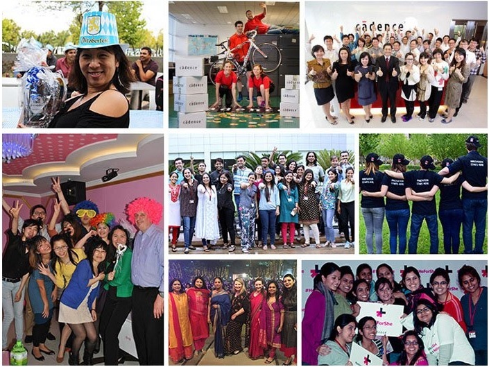 Employees celebrating diversity, heritage and pride months