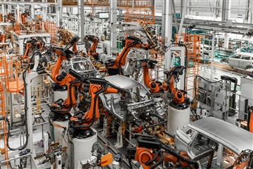 robotic car factory