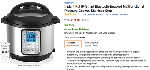  bluetooth pressure cooker