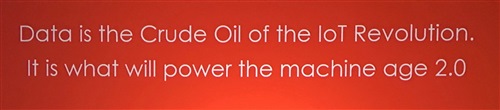 data is the crude oil of iot