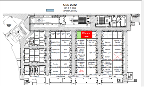 cadence booth location at ces