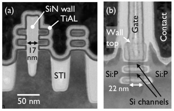  forksheet transistor micrographs