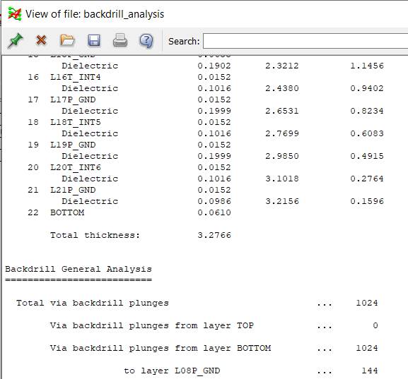 Can Anyone Tell Me How To Extract Teh Total Number Of Backdrill Plunges Using Skill In Allegro