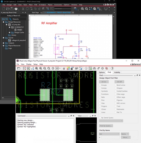 Quickly View Schematic Designs, Boards, and IC Packages for Free Using
