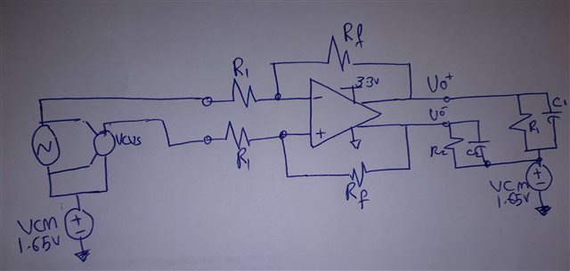 Input referred noise simulation setup