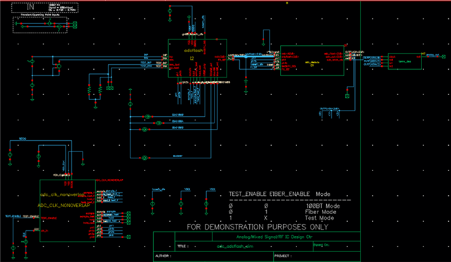  Analog Mixed Signal IC Design Schematic