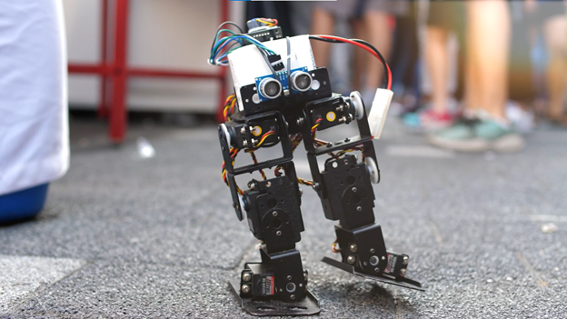 A robot walking