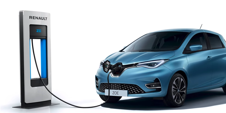 One of Renault's electric vehicles, Zoe