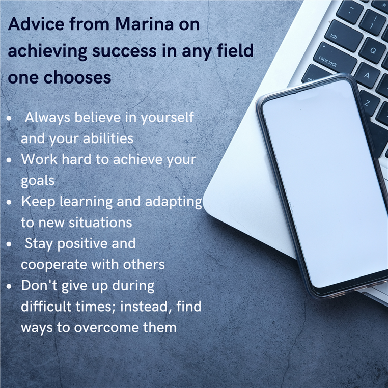 Advice from Marina