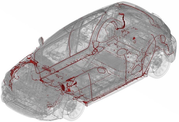 Watertight Geometry of a Toyota Car Model