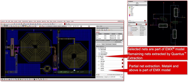  RFIC – EM Signoff Flow with EMX Solver and Quantus Extraction