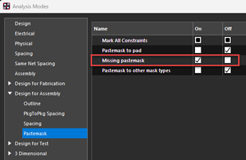 enabling missing pastemask