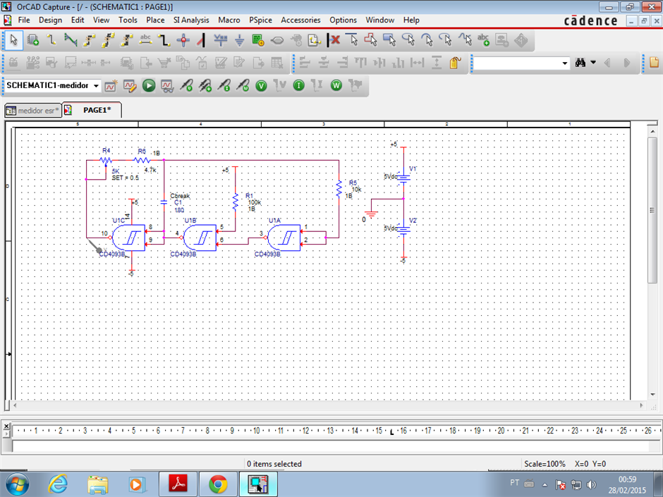 Does not provide the oscillator output signal using CD4093 - PCB Design ...