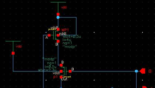 Connections between Bulk or gate and source for a PMOS - Custom IC ...